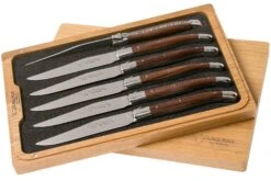 Laguiole En Aubrac Morado 62C99MORIH Set De 6 Couteaux à Steak Amarante