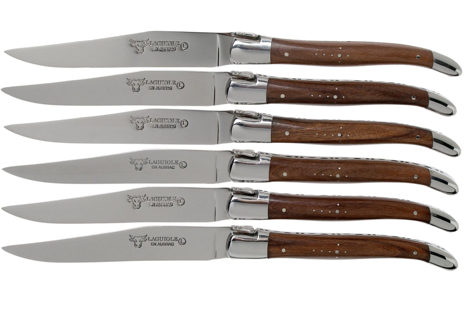 Laguiole En Aubrac Morado 62C99MORIH Set De 6 Couteaux à Steak Amarante 4 Laguiole En Aubrac Morado 62C99MORIH Set De 6 Couteaux à Steak Amarante – Image 2