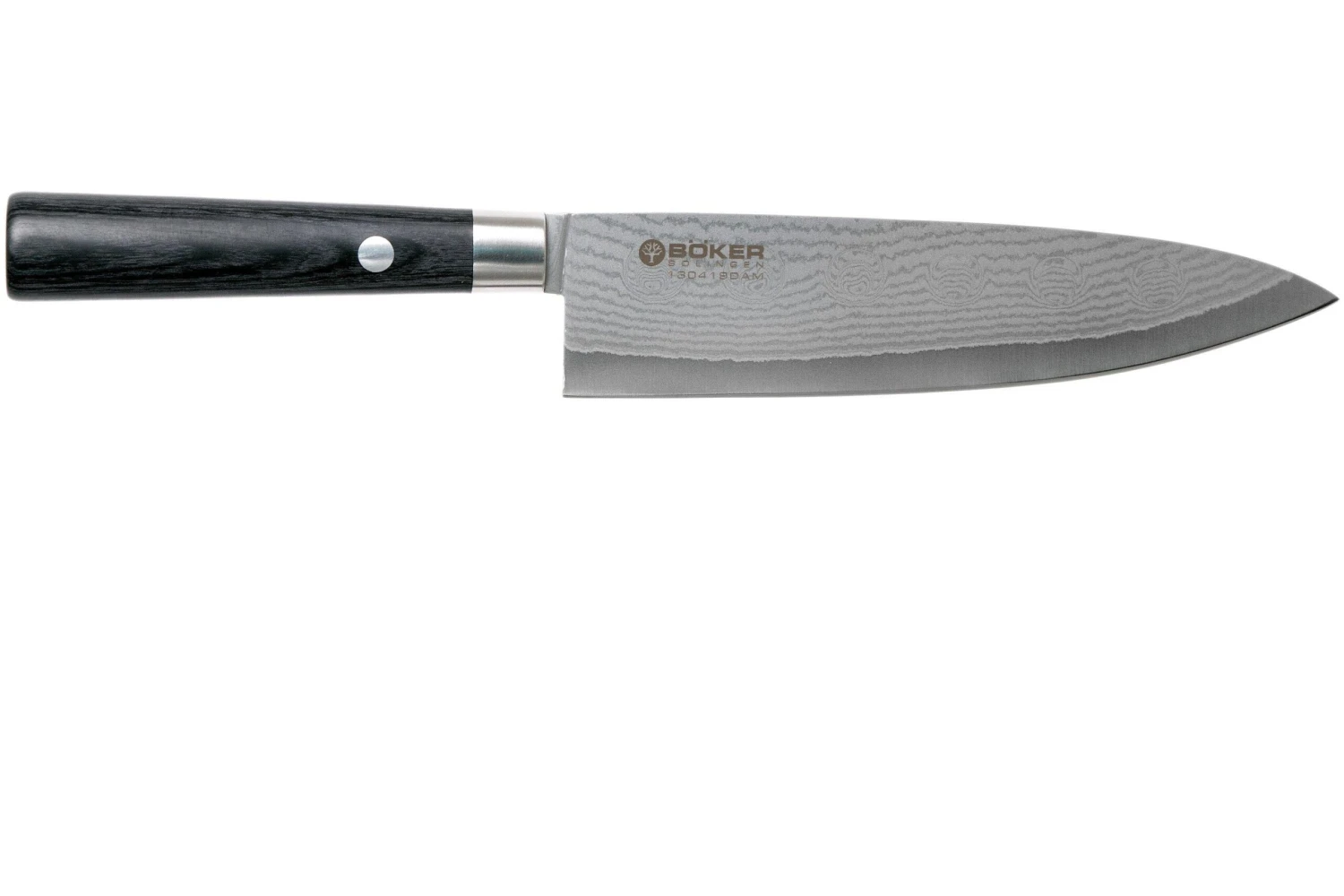 Böker Damast Black Couteau De Chef 15 Cm 130419DAM 4 Böker Damast Black Couteau De Chef 15 Cm 130419DAM – Image 2