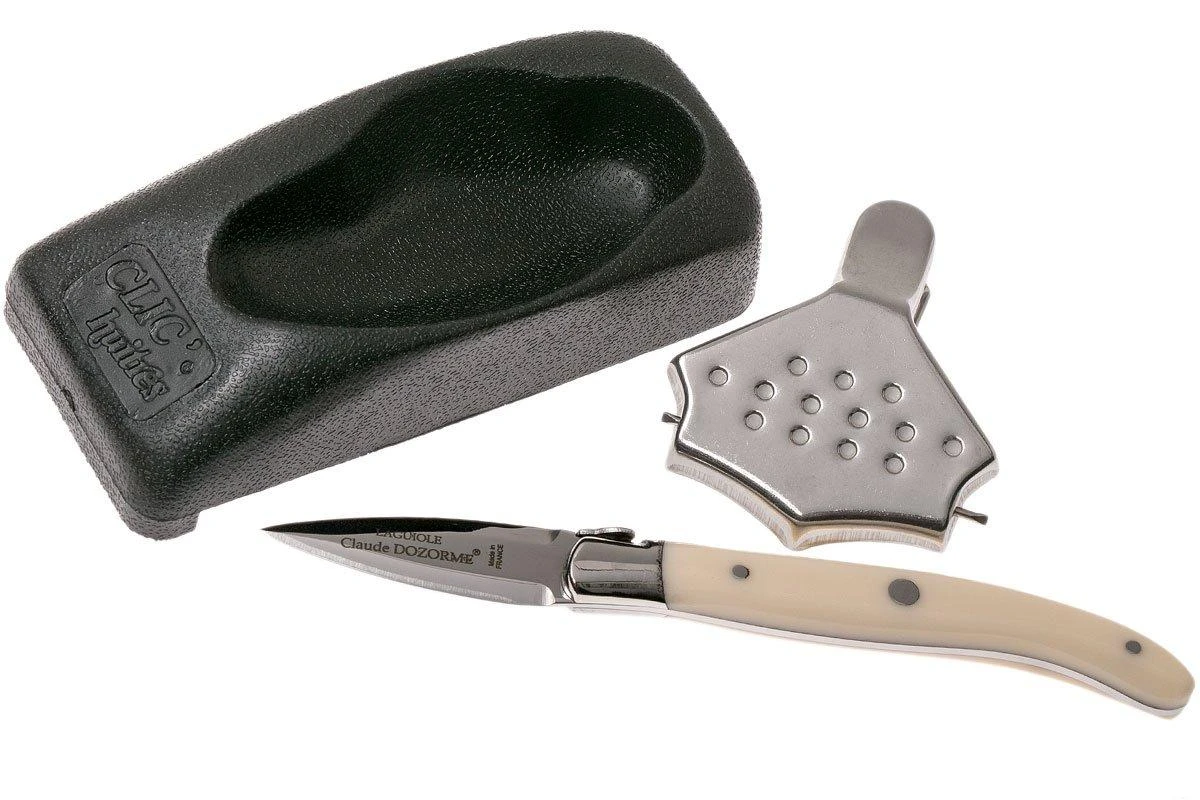 Claude Dozorme Laguiole Coffret à Huitre, Ivoirine 4 Claude Dozorme Laguiole Coffret à Huitre, Ivoirine – Image 2