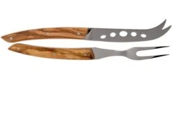 Claude Dozorme Coffret Service à Fromage Pour Pâtes Molles, Olivier -Cuisine Couteaux Magasin CD2 90 030 89 03 claude dozorme v202003