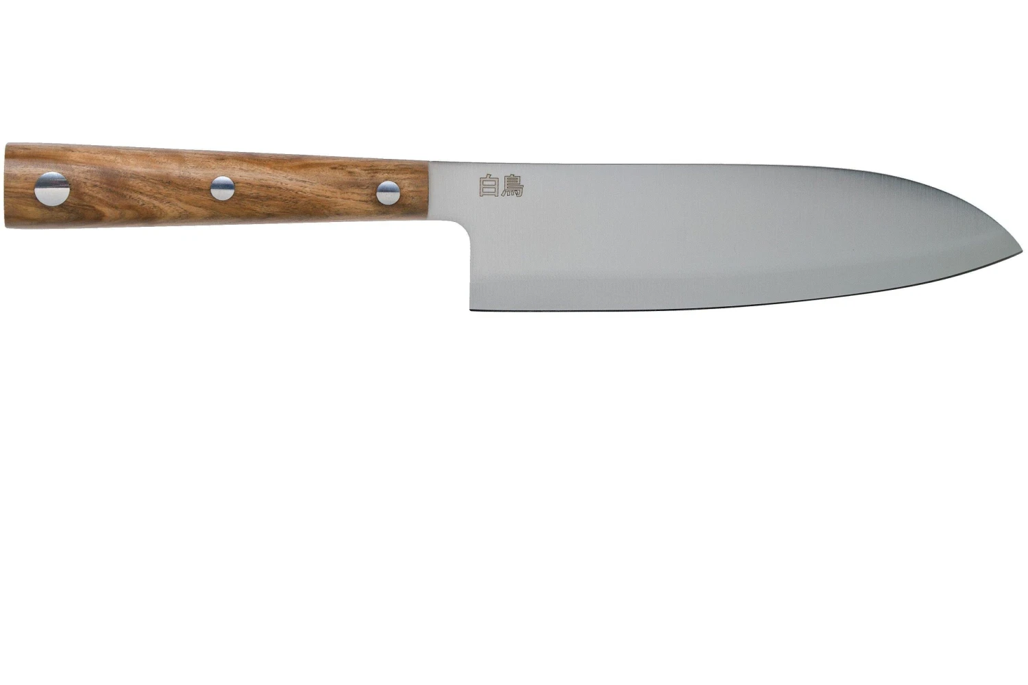 Due Cigni Hakucho Santoku 16,5 Cm, Olivier 4 Due Cigni Hakucho Santoku 16,5 Cm, Olivier – Image 2
