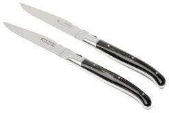 Fontenille Pataud Ensemble De 2 Couteaux à Steak, Corne De Buffle 18 Fontenille Pataud Ensemble De 2 Couteaux à Steak, Corne De Buffle -Cuisine Couteaux Magasin FPLTC2PCN 05 fontenille pataud fpltc2pcn steakmessenset buffel d5