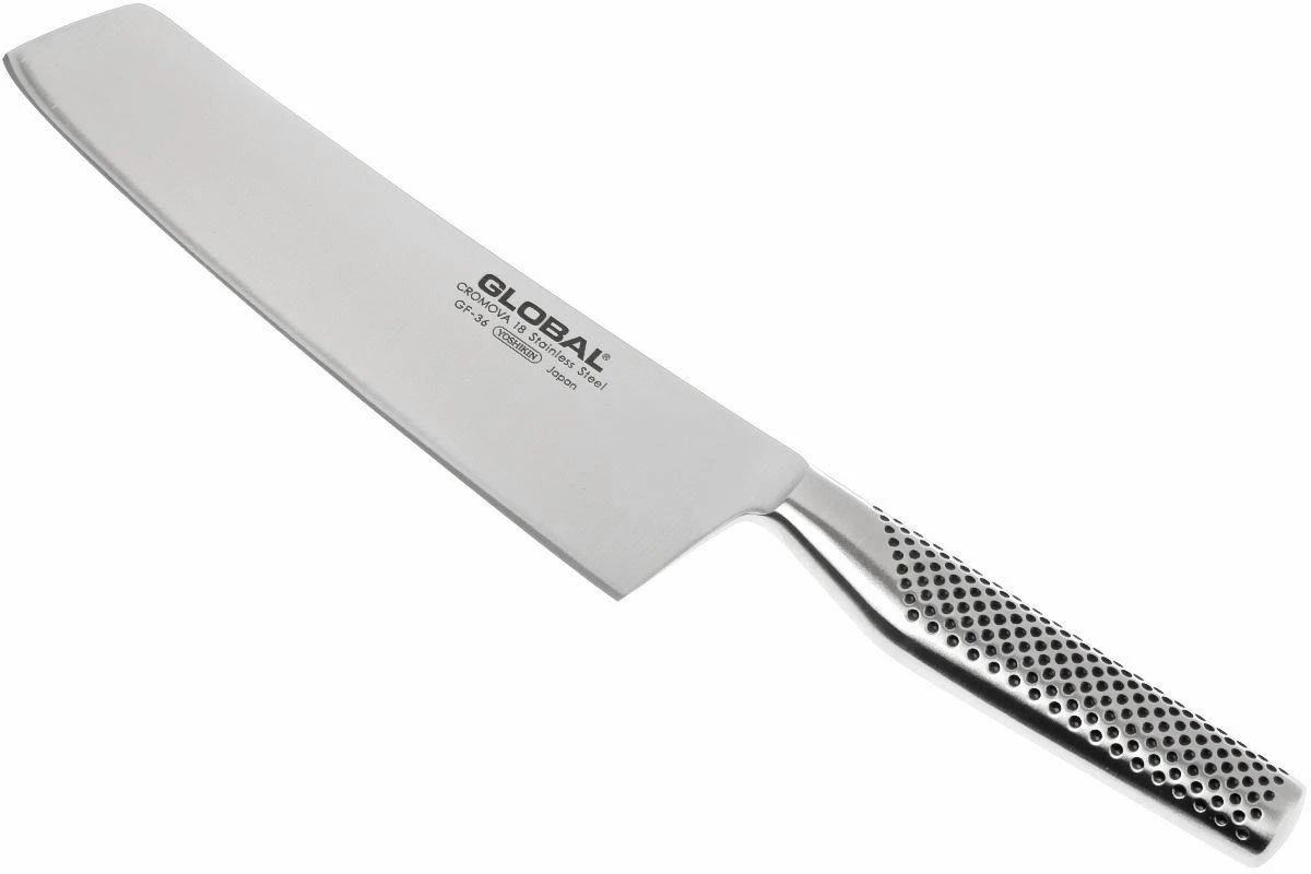 Global GF36 Nakiri Couteau à Légumes 19 Cm 3 Global GF36 Nakiri Couteau à Légumes 19 Cm
