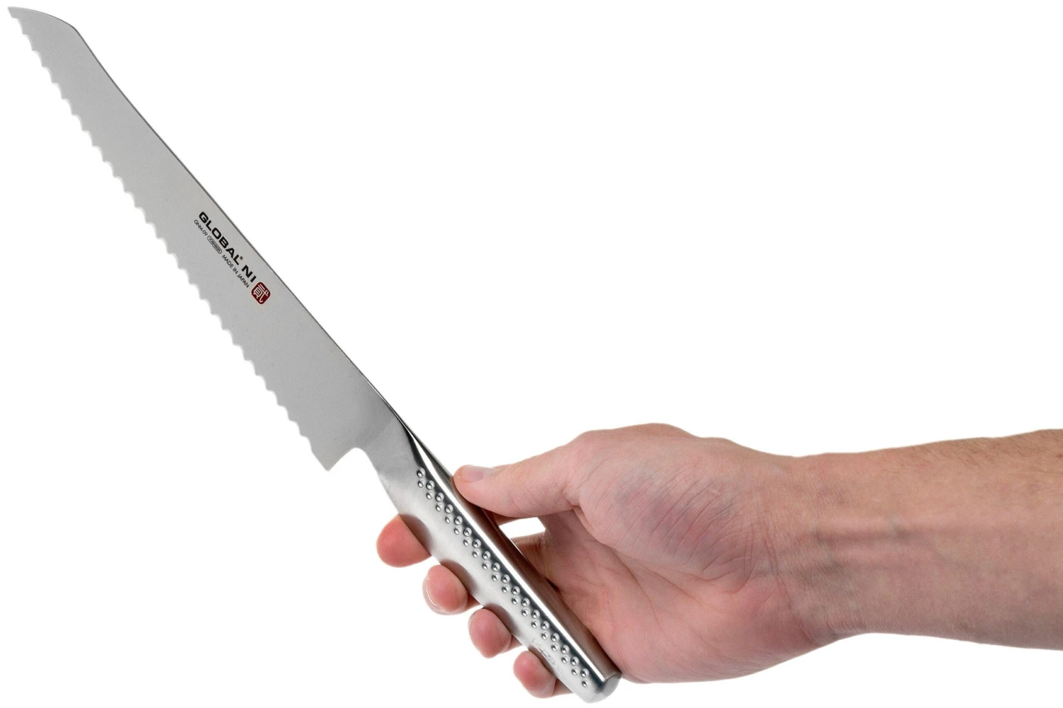 Global Ni GNM-09 Couteau à Pain 21 Cm 8 Global Ni GNM-09 Couteau à Pain 21 Cm – Image 6