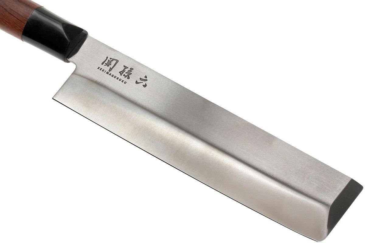 Kai Seki Magoroku Redwood Couteau Nakiri 0165N 17 Cm 5 Kai Seki Magoroku Redwood Couteau Nakiri 0165N 17 Cm – Image 3