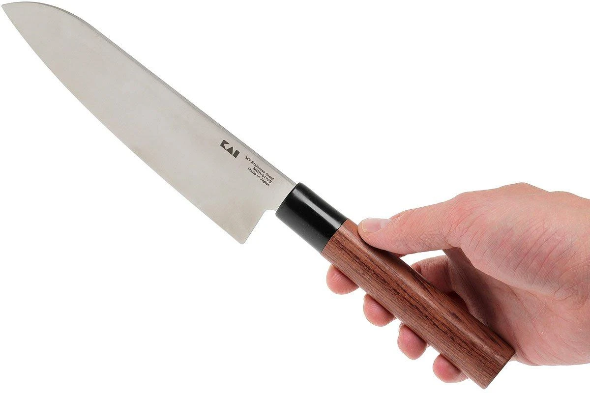 Kai Seki Magoroku Redwood Couteau Santoku 0170S 9 Kai Seki Magoroku Redwood Couteau Santoku 0170S – Image 7