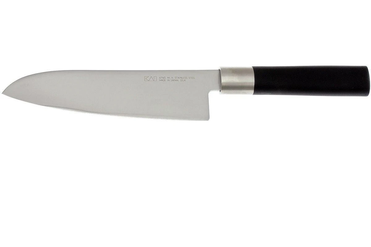 Kai Wasabi Black Santoku 16.5cm 6716S 3 Kai Wasabi Black Santoku 16.5cm 6716S