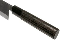 Munetoshi Nashiji Black Bunka Couteau De Chef 16.5 Cm -Cuisine Couteaux Magasin MINB002 05 munetoshi