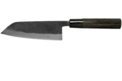 Munetoshi Nashiji Black Ko-Bunka Couteau De Chef 13.5 Cm