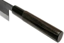 Munetoshi Nashiji Black Ko-Bunka Couteau De Chef 13.5 Cm -Cuisine Couteaux Magasin MINB003 05 munetoshi