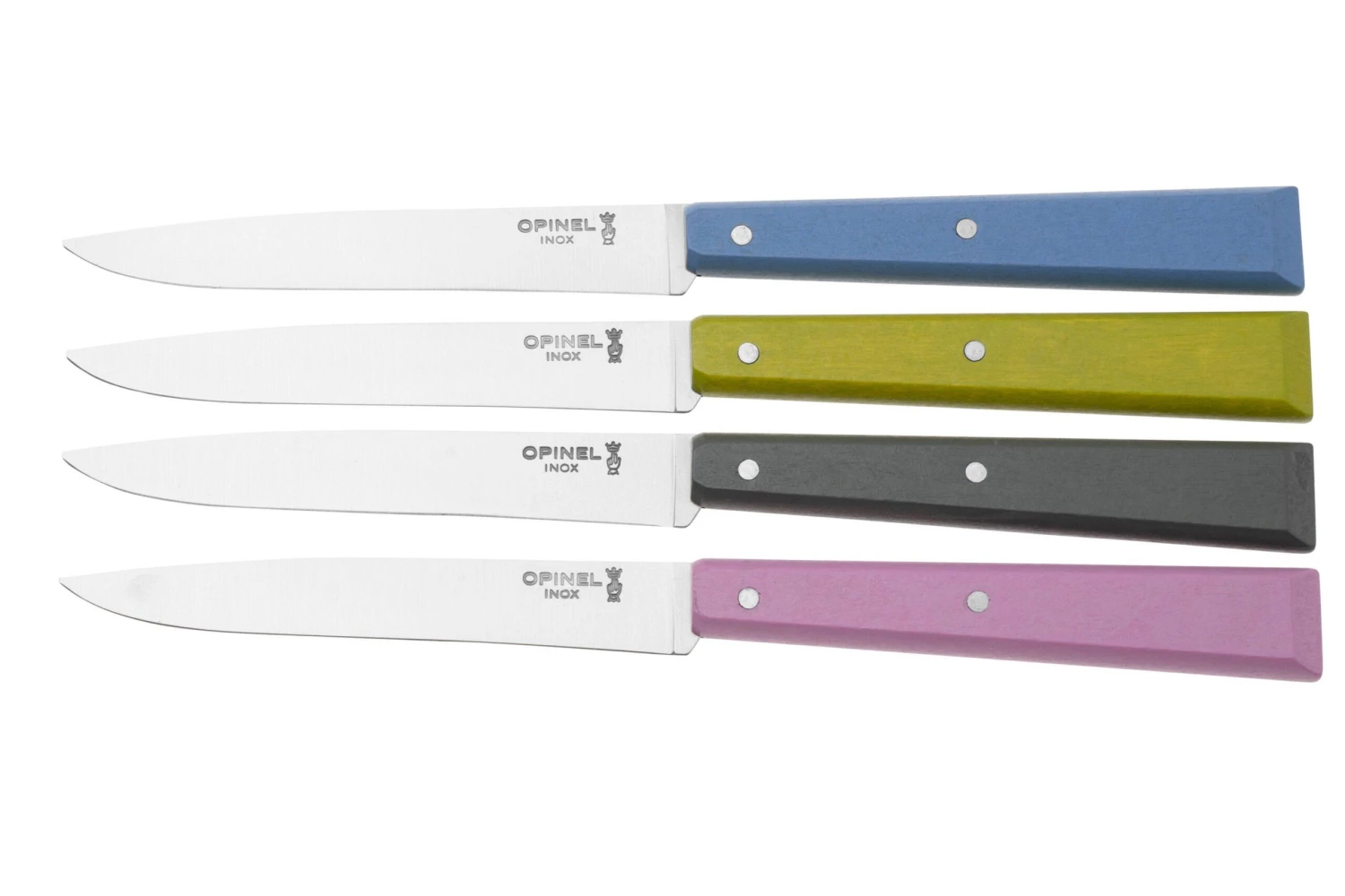 Opinel T001533, Set De Couteaux à Steak, Esprit Campagne 3 Opinel T001533, Set De Couteaux à Steak, Esprit Campagne