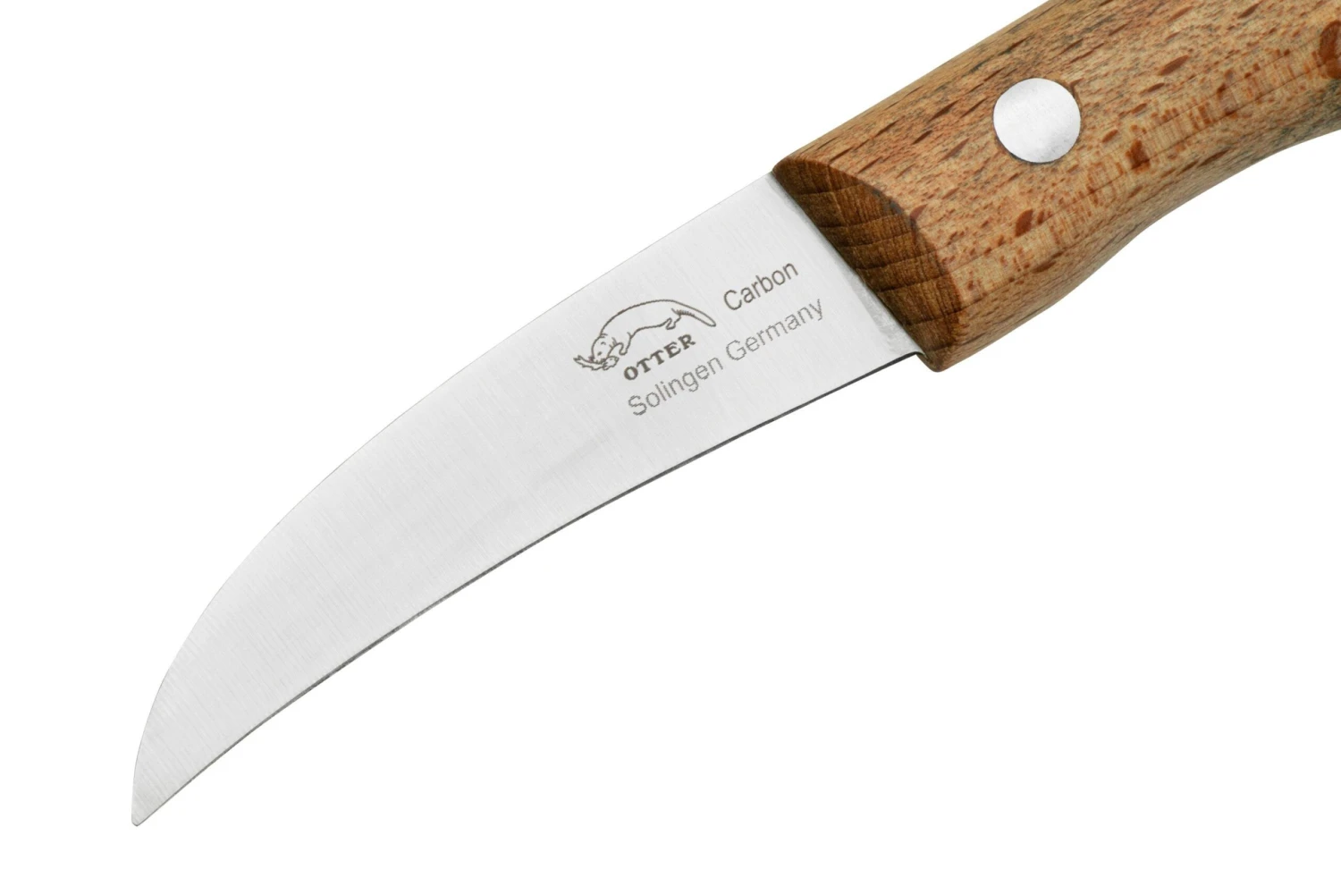 Otter Paring Knife 1010 Curved Carbon Beech, Couteau à éplucher 5 Otter Paring Knife 1010 Curved Carbon Beech, Couteau à éplucher – Image 3