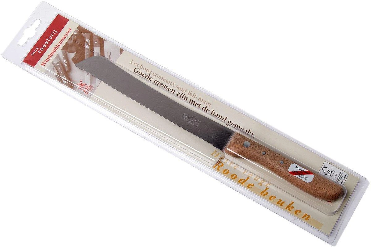 Robert Herder Couteau à Pain Straight Classic Hêtre Rouge Inox 10 Robert Herder Couteau à Pain Straight Classic Hêtre Rouge Inox – Image 8