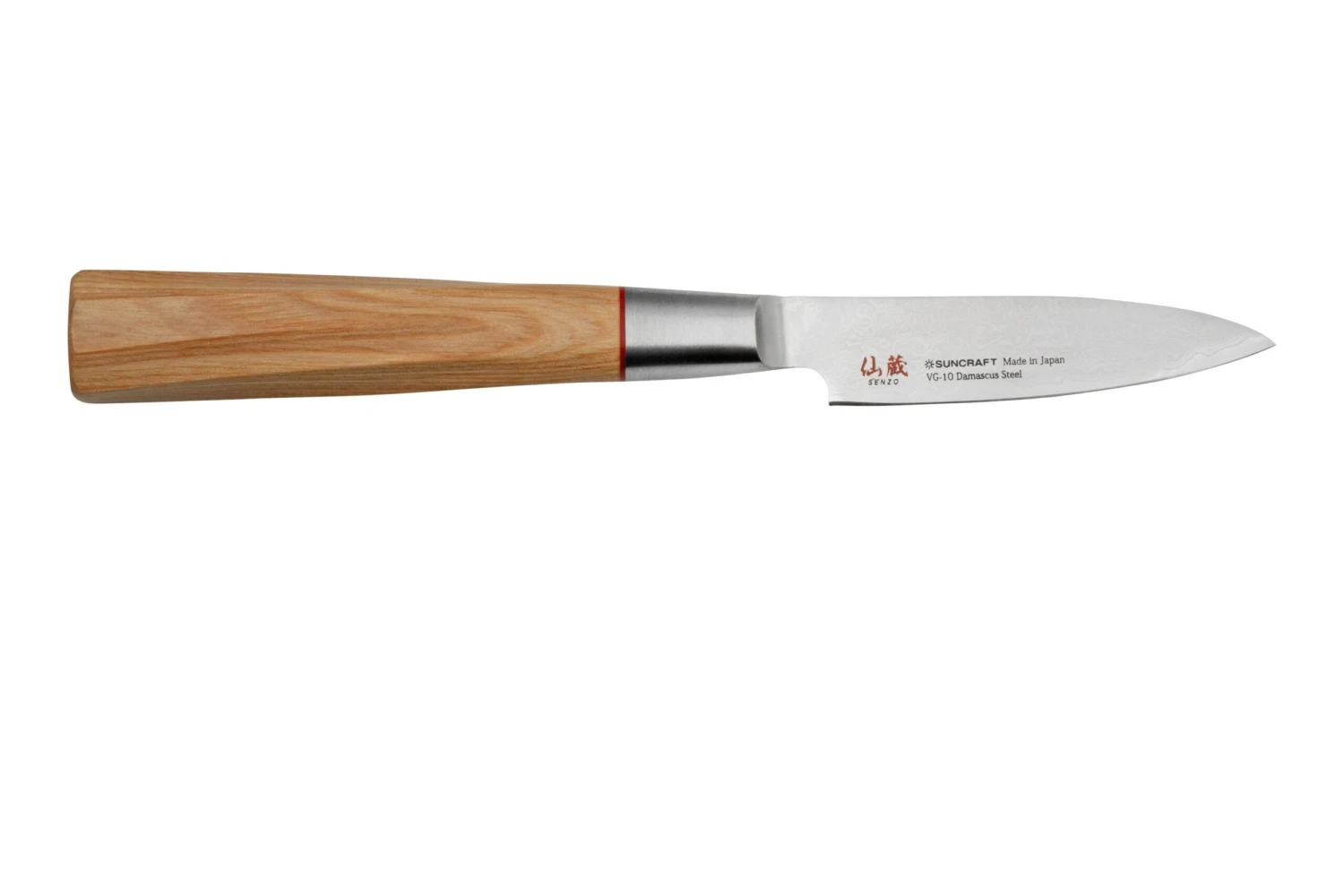 Suncraft Twisted Octagon TO-01 Couteau à éplucher 8 Cm 4 Suncraft Twisted Octagon TO-01 Couteau à éplucher 8 Cm – Image 2