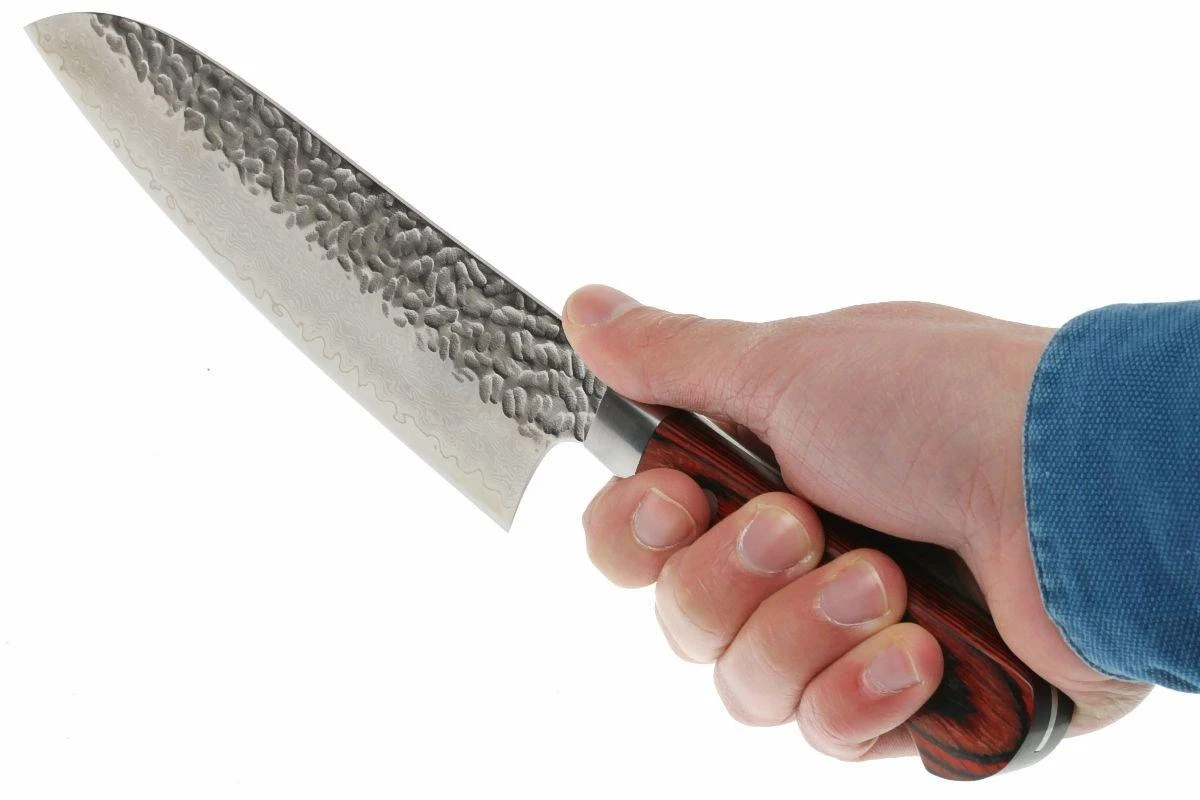 Sakai Takayuki 33-Layer Damascus Santoku, 18 Cm 7 Sakai Takayuki 33-Layer Damascus Santoku, 18 Cm – Image 5