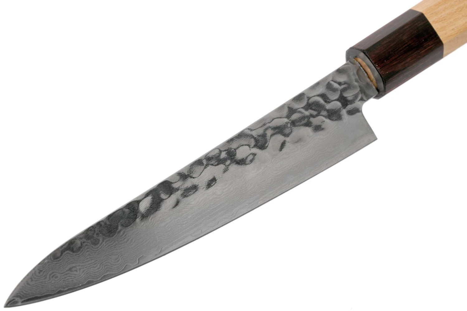 Sakai Takayuki Couteau Universel 33-Layer Damascus Hammered WA 15 Cm 5 Sakai Takayuki Couteau Universel 33-Layer Damascus Hammered WA 15 Cm – Image 3
