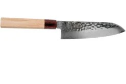 Sakai Takayuki Santoku 33-Layer Damascus Hammered WA 17 Cm -Cuisine Couteaux Magasin TA07472 02 sakai takayuki