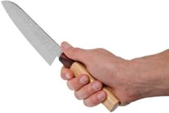 Sakai Takayuki Santoku 33-Layer Damascus Hammered WA 17 Cm -Cuisine Couteaux Magasin TA07472 06 sakai takayuki