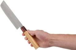 Sakai Takayuki Nakiri 33-Layer Damascus Hammered WA 16 Cm 13 Sakai Takayuki Nakiri 33-Layer Damascus Hammered WA 16 Cm -Cuisine Couteaux Magasin TA07473 06 sakai takayuki