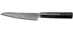 Tojiro Shippu Black Damascus Couteau Universel 13 Cm, FD-1592