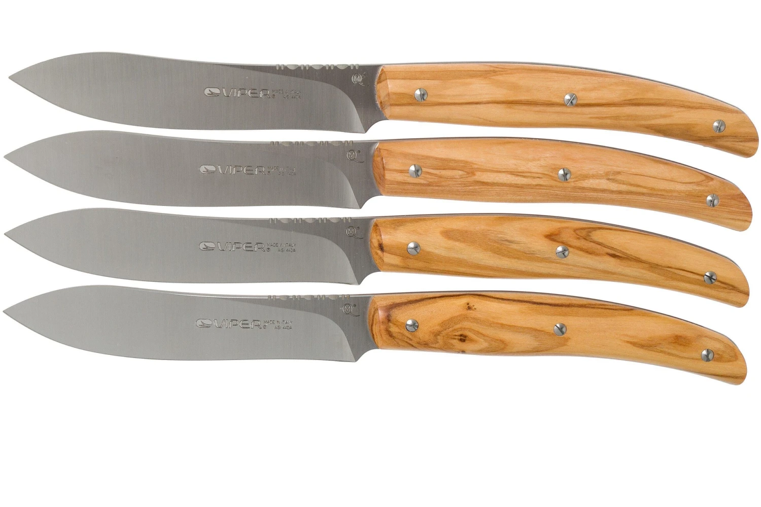 Viper Costata Set De Couteaux à Steak, Olivier, 4 Pièces, VT7502-04UL 3 Viper Costata Set De Couteaux à Steak, Olivier, 4 Pièces, VT7502-04UL