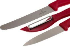 Victorinox SwissClassic Couteaux à Légumes Rouge, Ensemble De 3, 6.7111.31 -Cuisine Couteaux Magasin VT6 7111 31 03 victorinox vt6 7111 31 03