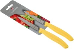 Victorinox SwissClassic Couteaux à Légumes Jaunes 10 Cm, Set De 2 Dont 1 Normal Et 1 Dentelé, VT6-7796-L8B 13 Victorinox SwissClassic Couteaux à Légumes Jaunes 10 Cm, Set De 2 Dont 1 Normal Et 1 Dentelé, VT6-7796-L8B -Cuisine Couteaux Magasin VT6 7796 L8B 06 victorinox swissclassic