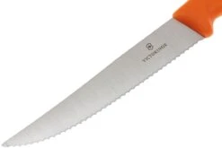 Victorinox SwissClassic Couteaux à Steak/pizza Orange Set De 2 6.7936.12L9B -Cuisine Couteaux Magasin VT6 7936 12L9B 02 victorinox steakmes oranje vt vt6 7936 12l9b 02