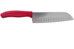 Victorinox SwissClassic 6.8521.17G Santoku Avec Alvéoles 17 Cm, Rouge -Cuisine Couteaux Magasin VT6 8521 17G 02 victorinox